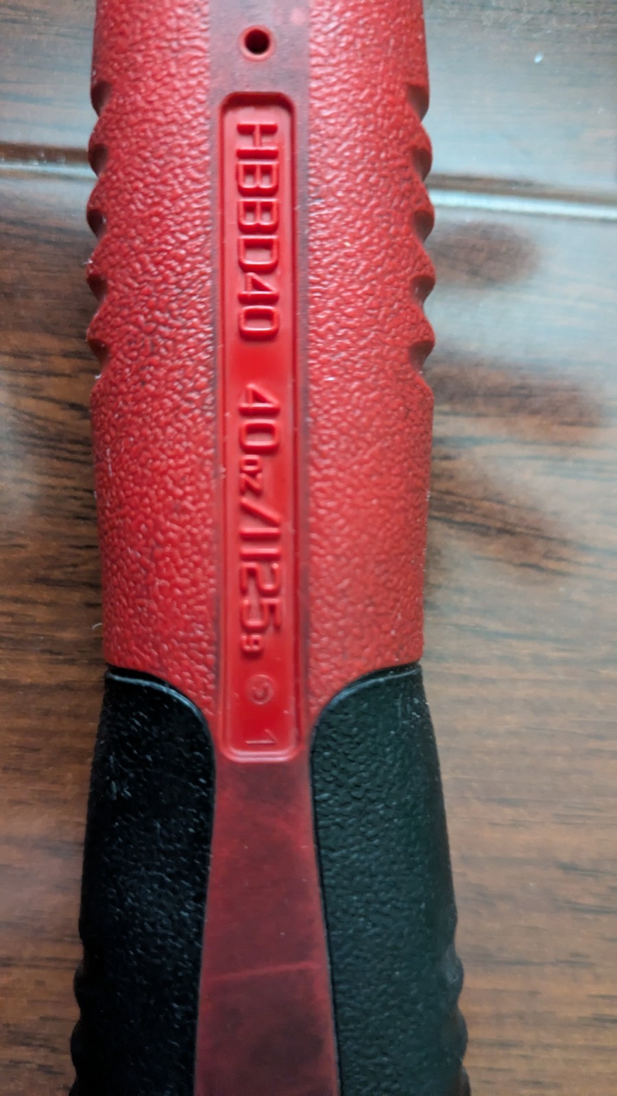 Snap On Ball Peen Dead Blow Hammer HBBD40 Red 40oz