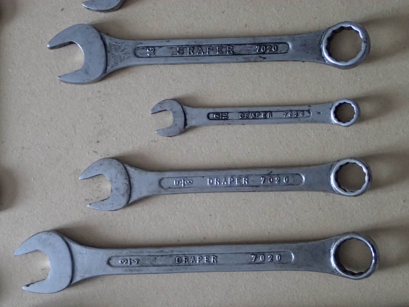 Draper drop forged spanners plus others (G391)