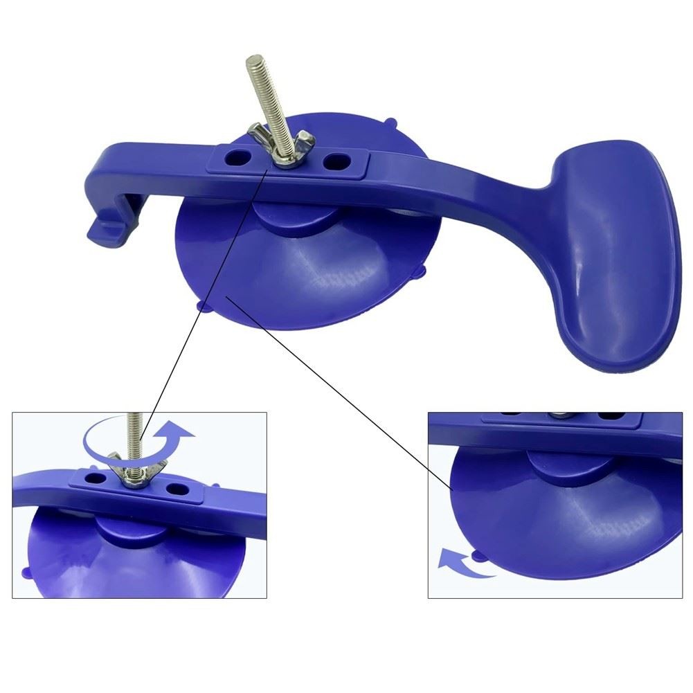 6PC Suction Cup Clamp Set Class Clamp Kit for Car Convertible Glass