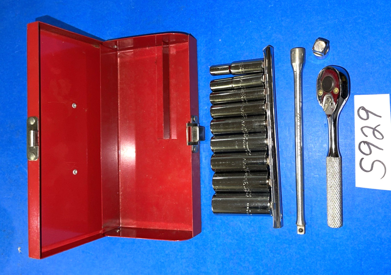 PROTO TOOLS 12 PIECE 1/4 DRIVE METRIC GENERAL SERVICE DEEP SOCKET SET