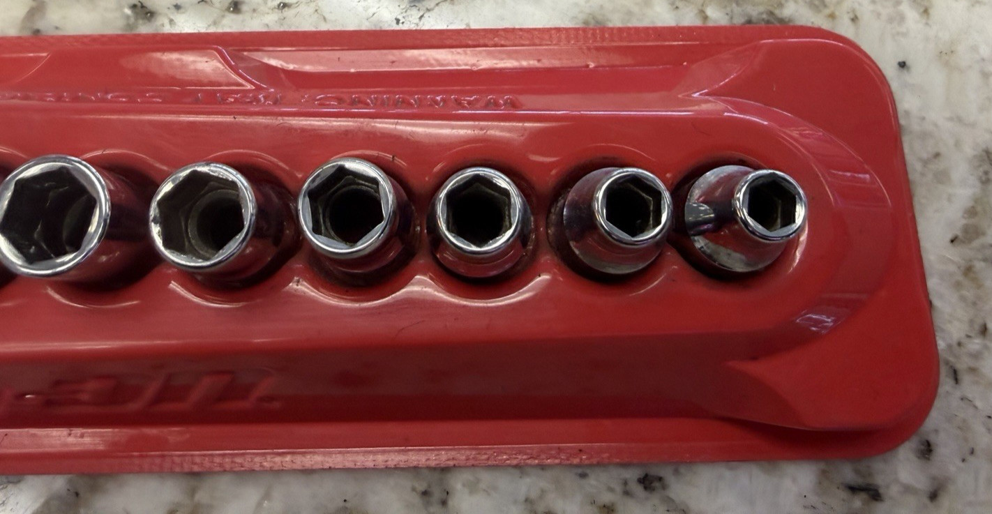 Snap-On 1/4″ Drive Socket Set TM Series 6 SAE 3/16″ to 9/16″