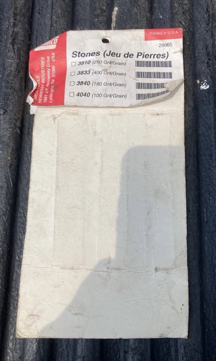 Original Ammco 3810 280 Grit Stones For Cylinder Hone NOS