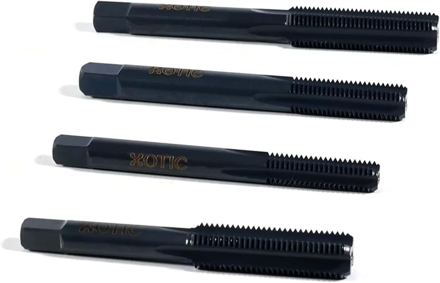 Combo Thread Chaser Tool M8 x 1.25, M10 x 1.25, M11 x 1.25, M12 x 1.25 Set of 4