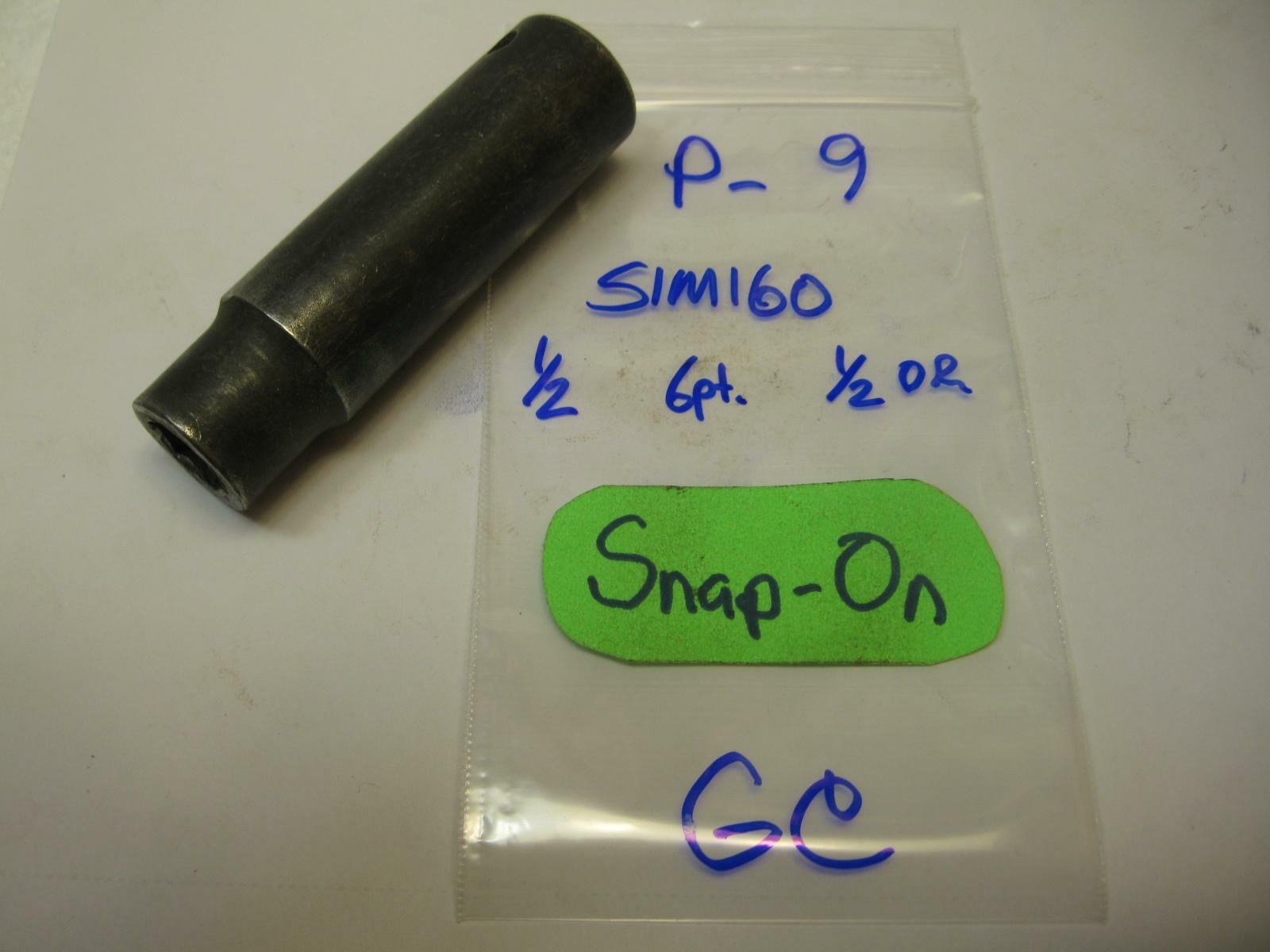 Snap-on tools USA 1/2″ drive 1/2 SAE 6 point Deep Impact Socket SIM160