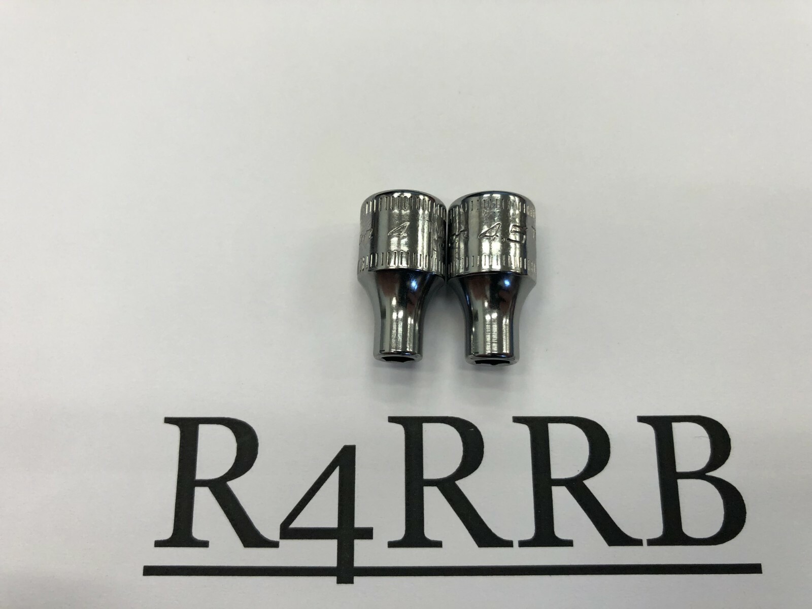 Snap-on Tools USA NEW 2pc 1/4″ Drive METRIC 6PT Shallow ADD ON 4MM 4.5MM