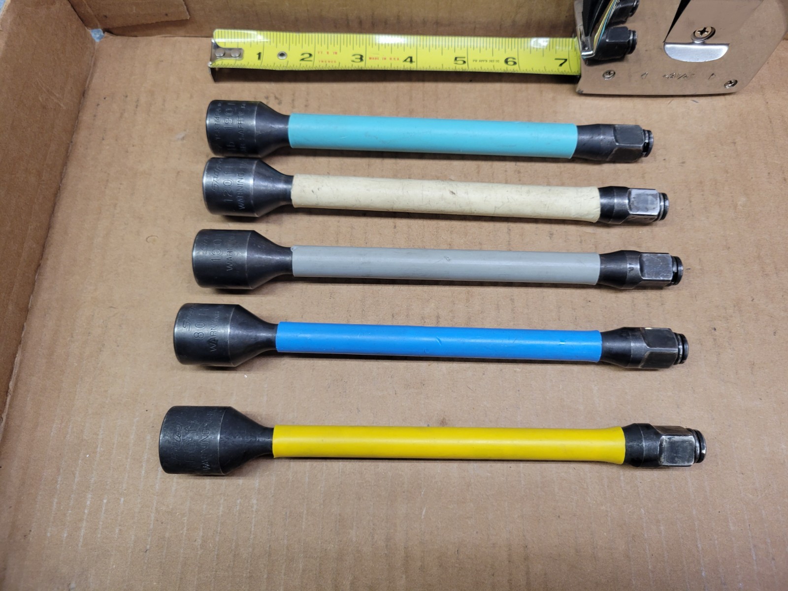 Snap On / Blue Point 1/2″ Drive 5-Piece Torque Stick Set
