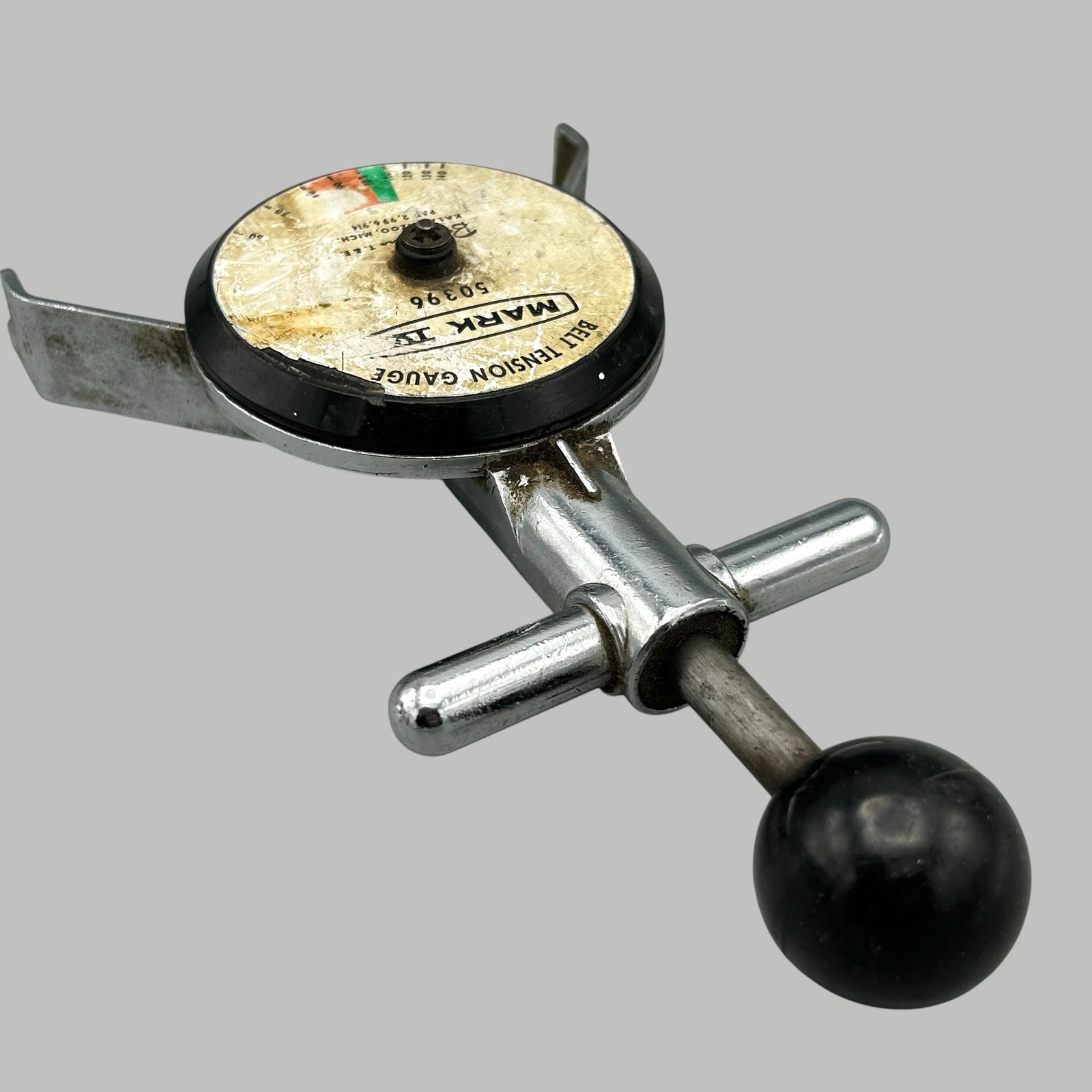 Borroughs Mark IV Belt Tension Gauge 50396 Vintage Rough Ships Quickly