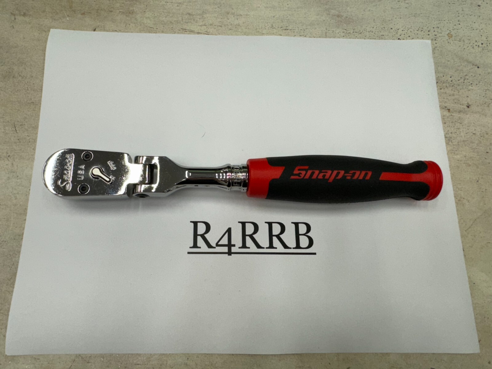 Snap-on Tools USA NEW STYLE 3/8″ Drive 100 Tooth Soft Grip Flex Ratchet FHF100