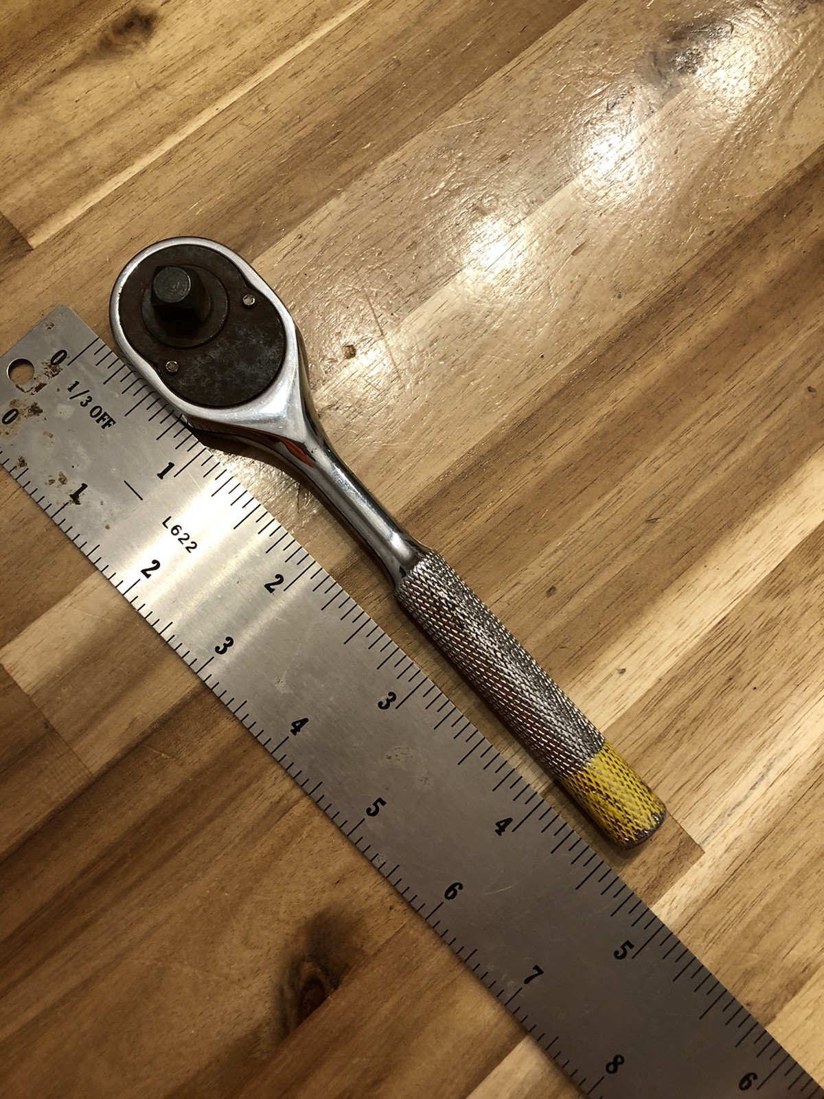 Vintage Proto 5249 Professional 3/8″ Drive Pear Head Ratchet 7″ Made in USA
