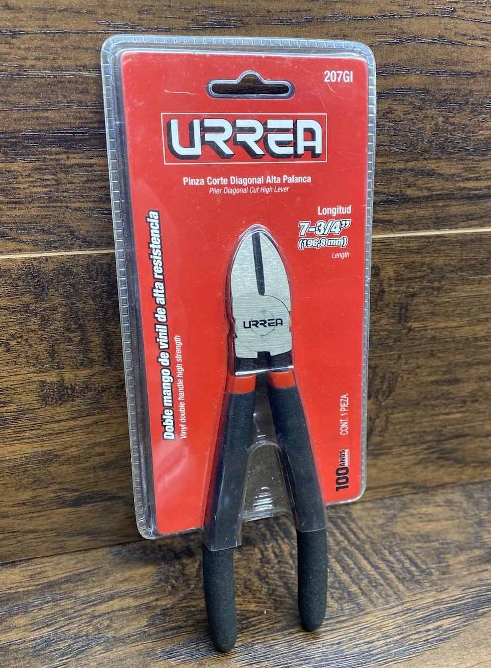 URREA 207GI 7-3/4” High Leverage Diagonal Cutting Pliers Wire Cutters NEW