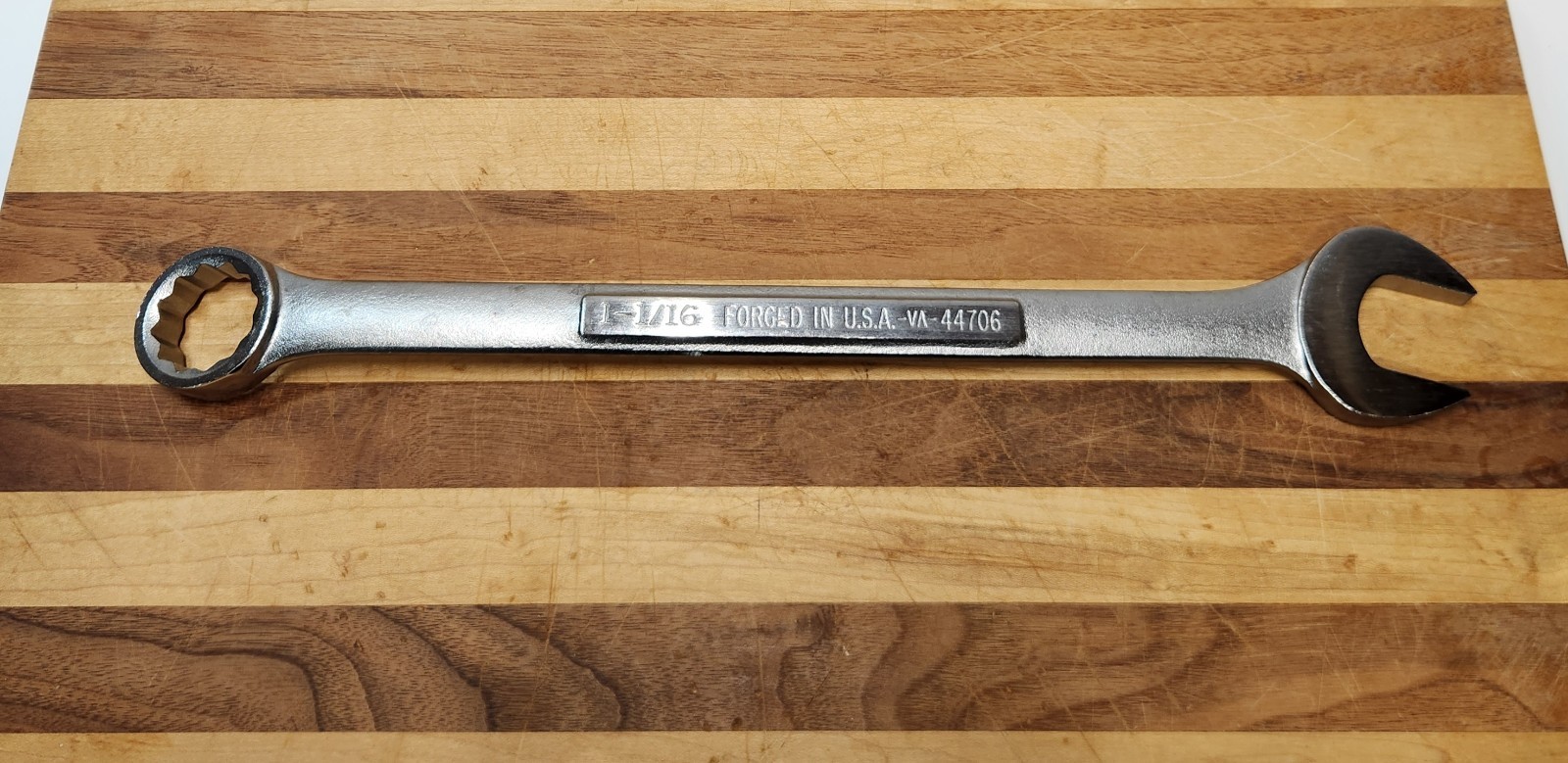 Craftsman 1-1/16″ SAE Combination Wrench -VA- 44706 12-point US Military surplus