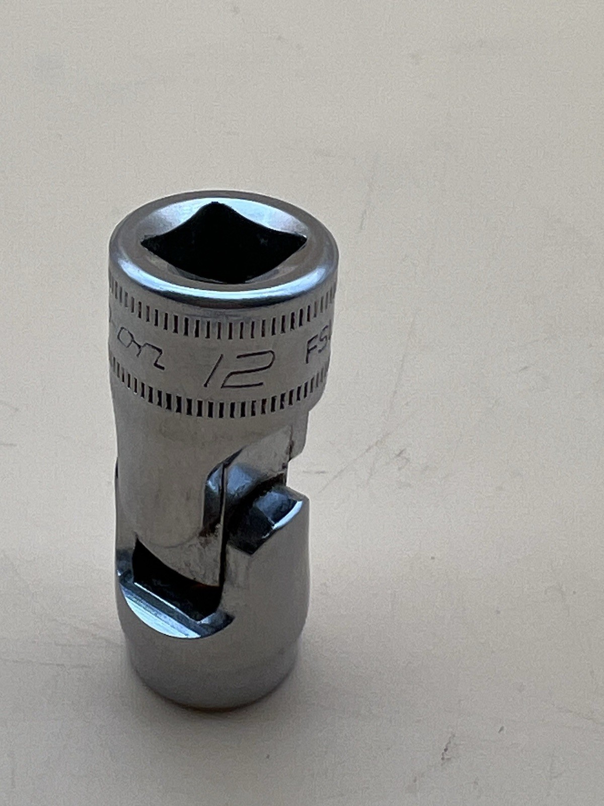 Snap-on Tools FSUM12 6 Point Swivel Socket 3/8″ Drive 12mm Free Shipping NEW