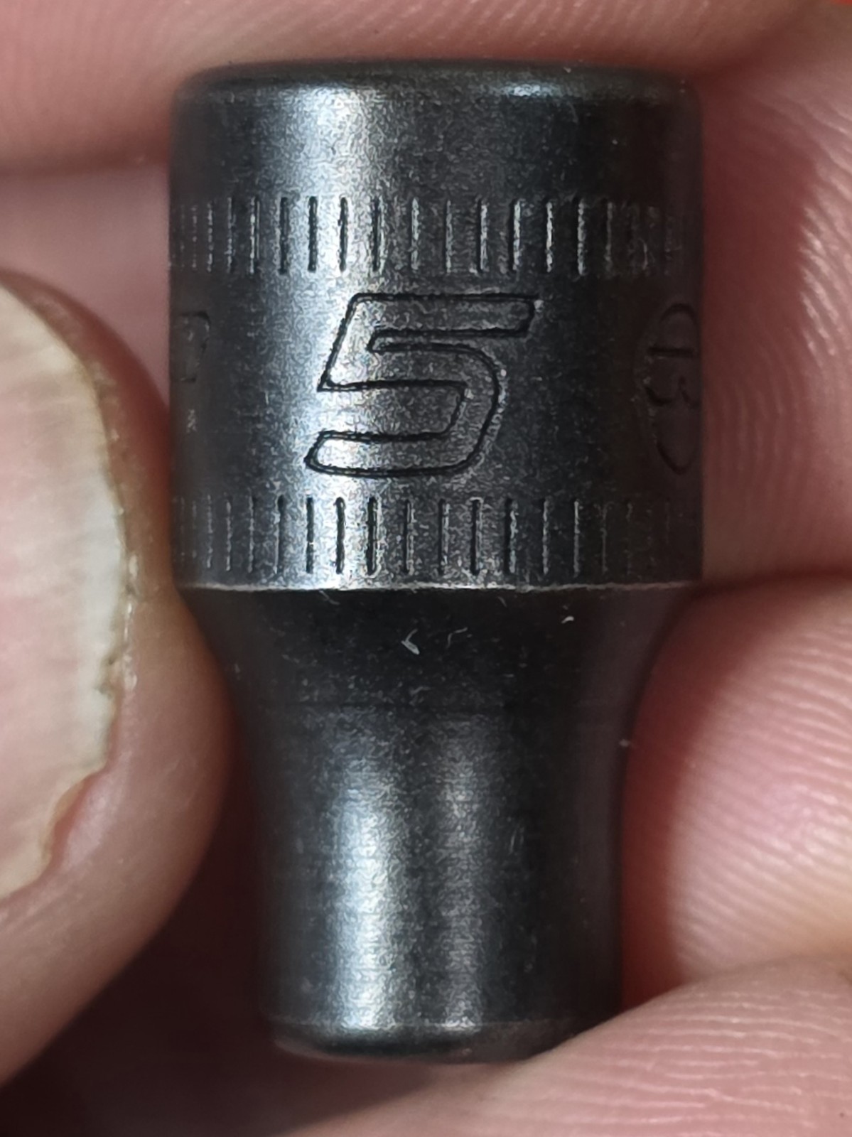 Snap-on 12 Piece Metric 1/4″ Drive Impact Socket Set 5mm – 15mm 6pt 112IMTMM