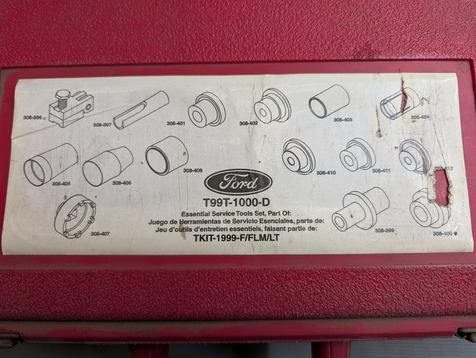 Ford Rotunda OTC T99T-1000-D Ford F Series Pickup Truck Essential Service Tools