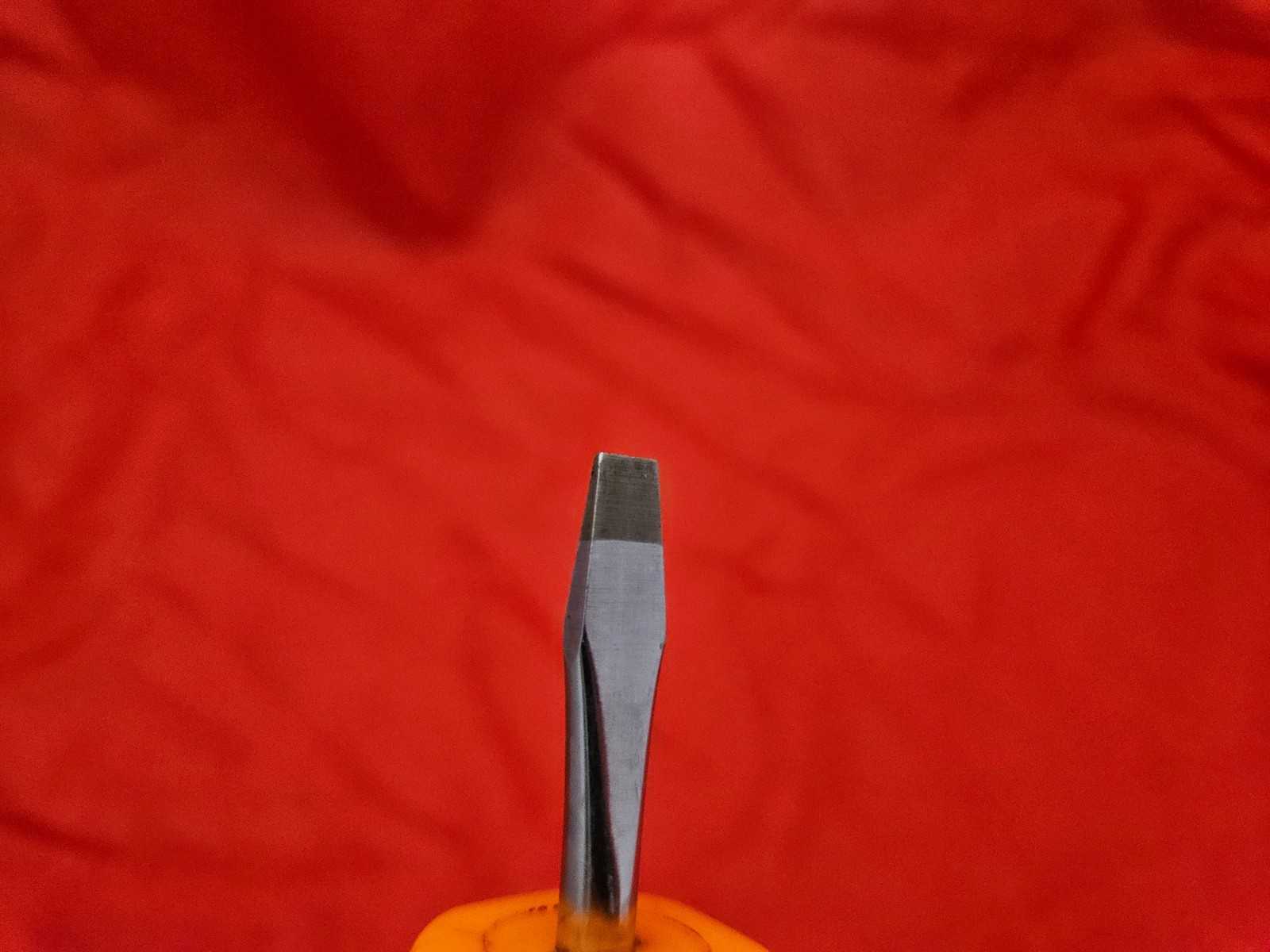 Snap-on SDD1 1/4″ Flat Head Stubby Screwdriver Orange Hard Handle USA AS IS i1