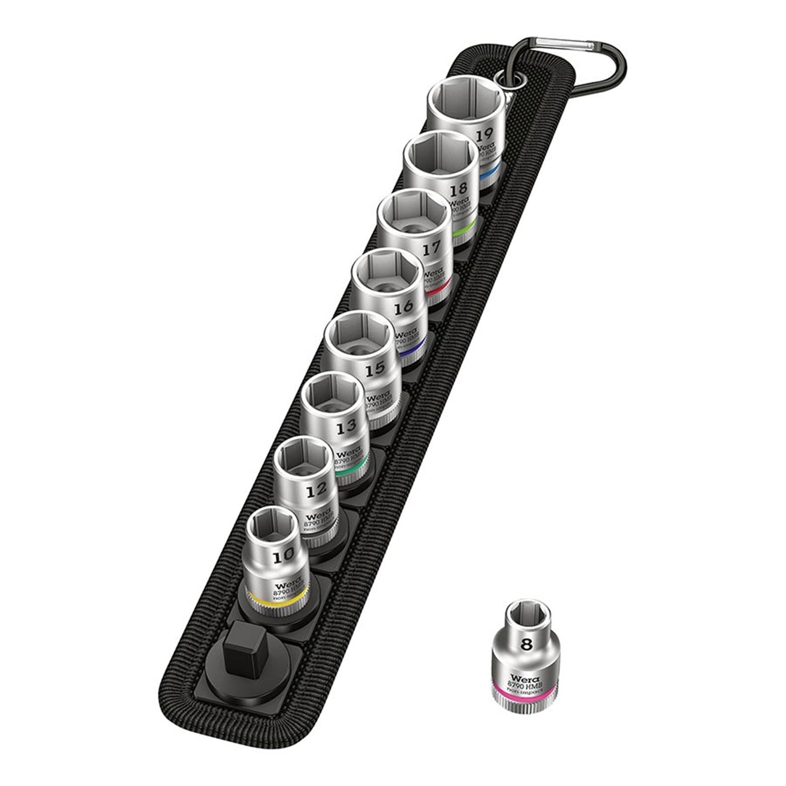 Wera Zyklop Socket Belt B4 – 3/8» Drive 05003973001