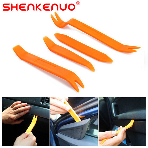 Quality Car Door Trim Removal Tool Pry Panel Dash Radio Body Clip Installer Kit