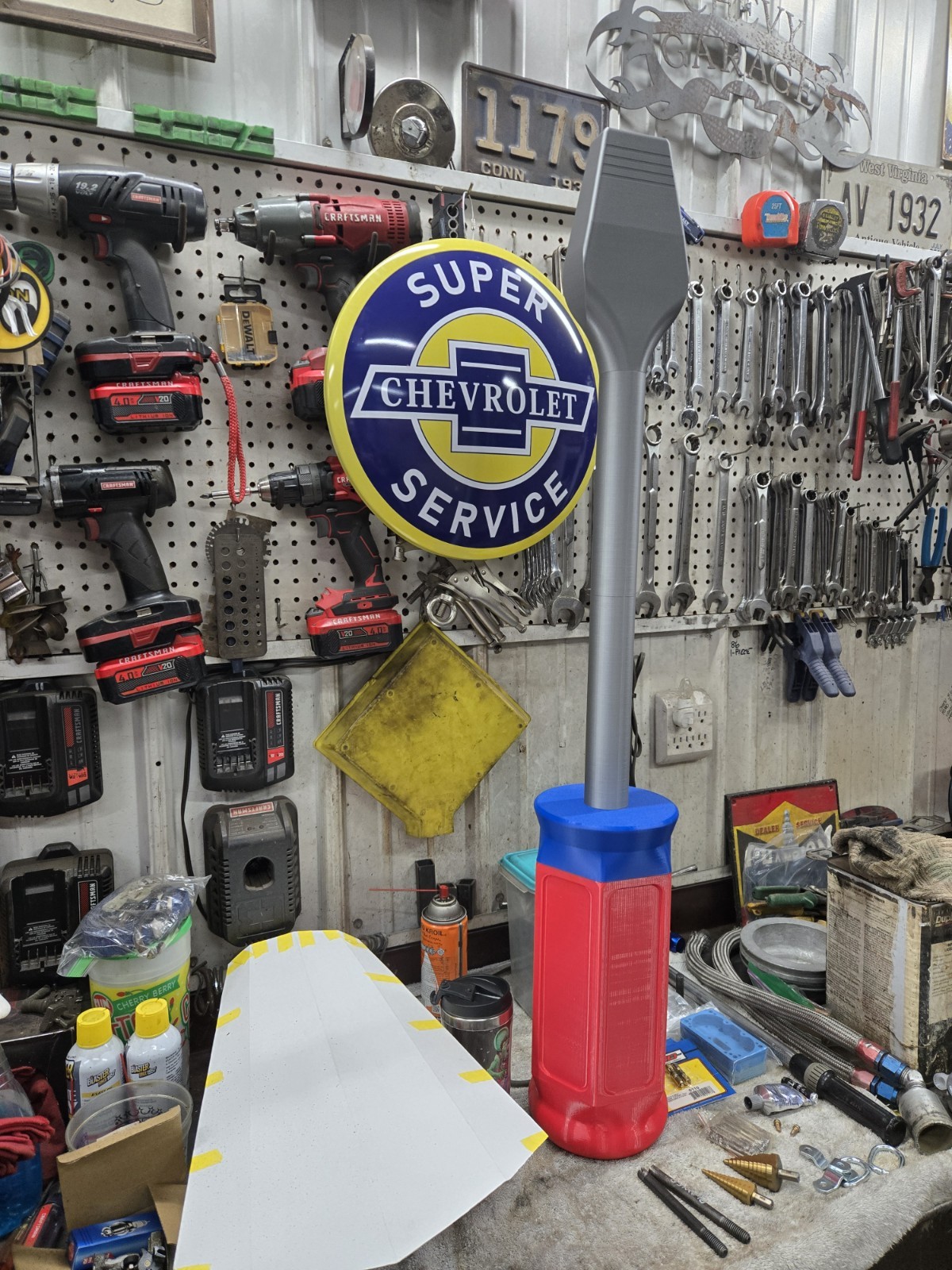 DIY Giant 43″ Screwdriver , You Assemble.