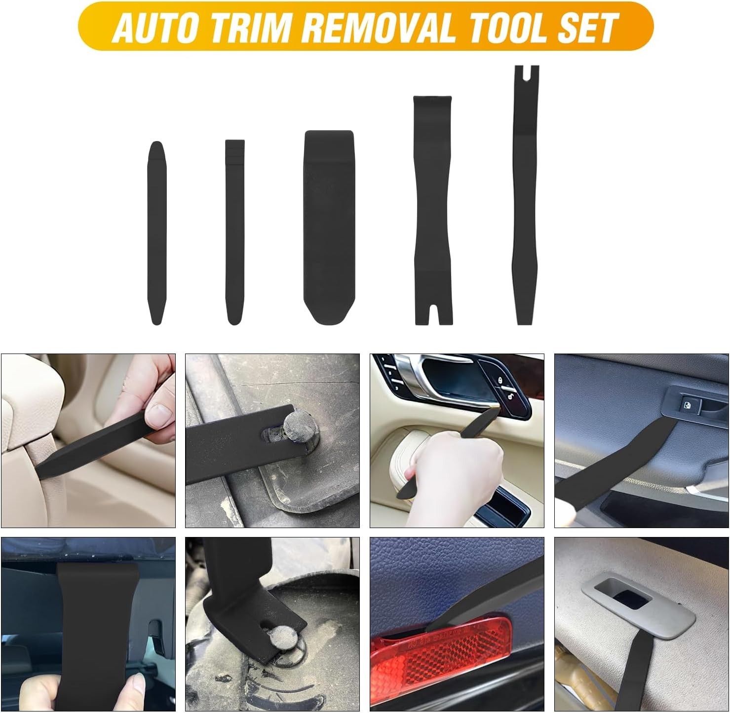 6PCS No-Scratch Auto Trim Removal Tool Kit – Safe Car Repair Essentials