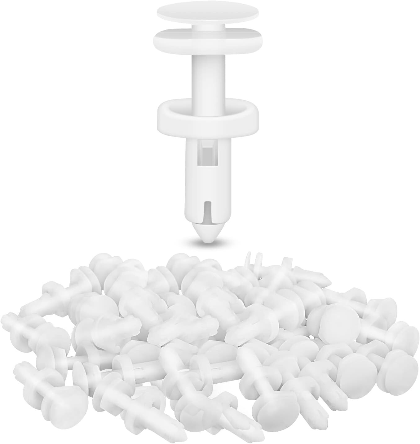 Nilight 50PCS Door Trim Panel Push-Type Retainer Clips Replacement for GM
