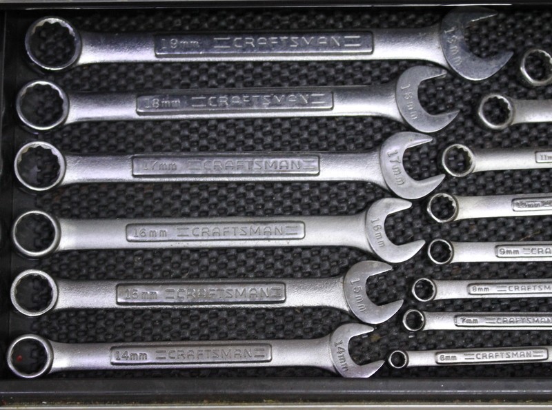 Craftsman Tools USA 14 Piece 6mm – 19mm Metric Combination Wrench Set 12 point