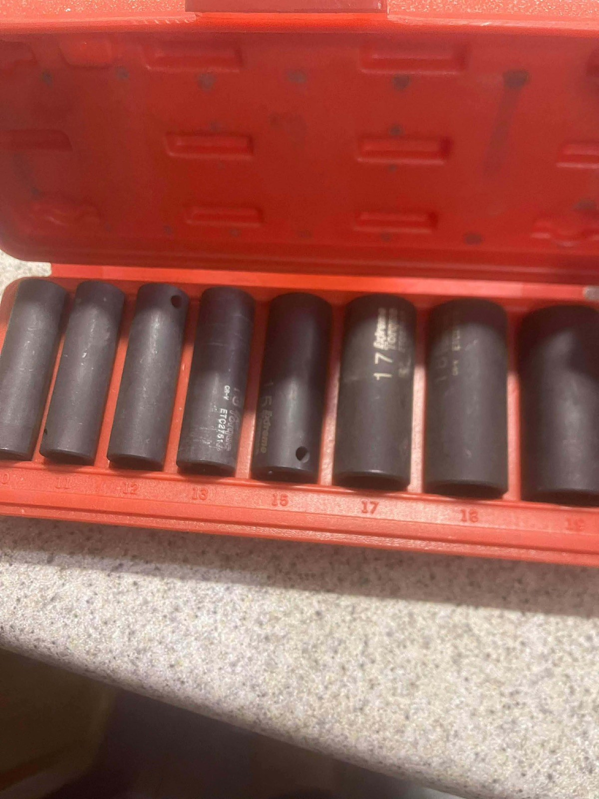 Extreme Torque Master Impact Socket Set. 7 Out Of 8 Sets Included