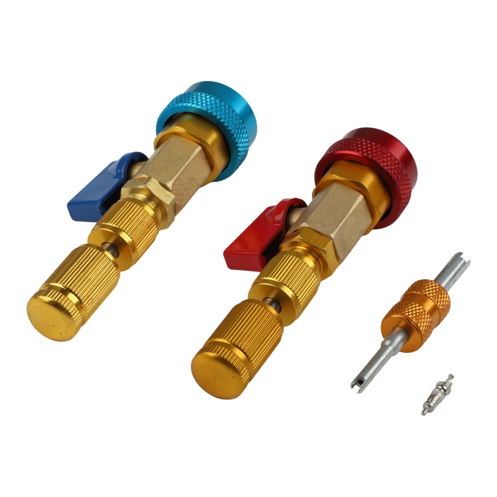 High and Low Pressure Quick Coupler Valve Core Remover for R134A Car AC Systems