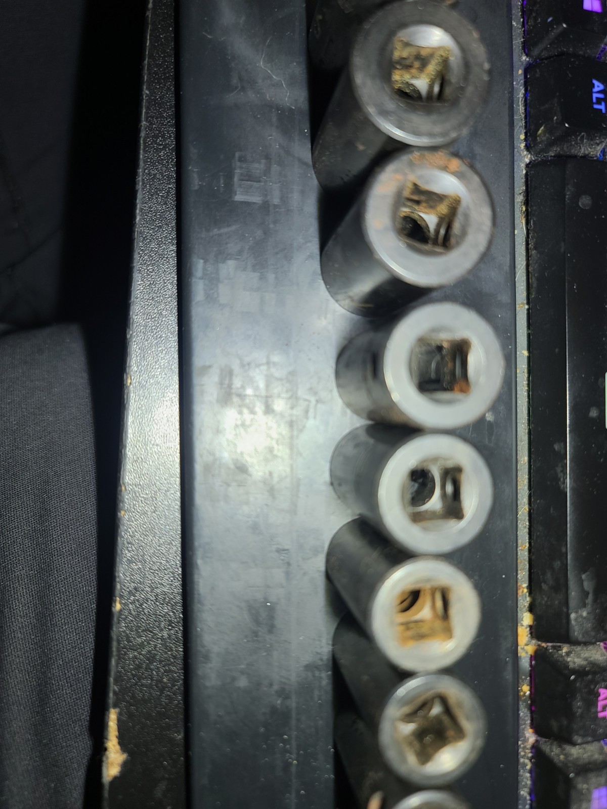 Matco Tools 12pc Semi Deep Metric Socket Set 3/8 Drive 8-19 NOT ADV and SAE Set