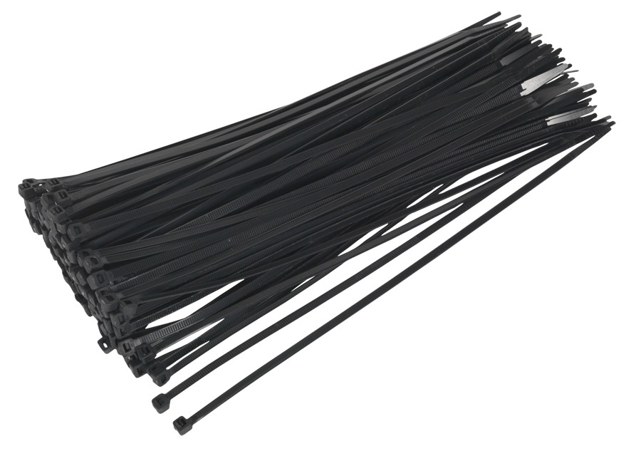 Sealey CT30048P100 Cable Tie 300 x 4.4mm Black Pack of 100
