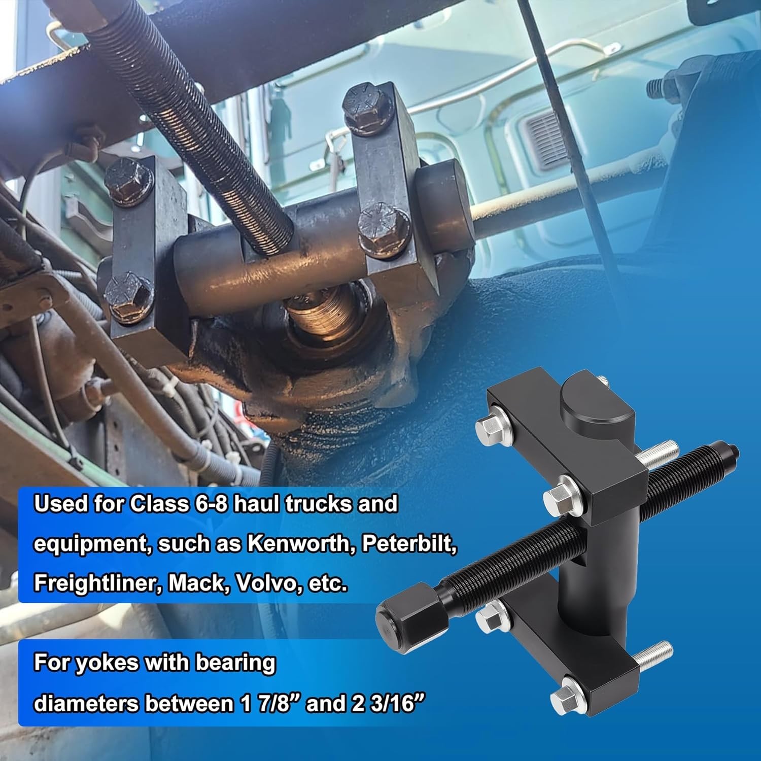 10803 Heavy-Duty Yoke Puller, 60050 Heavy Duty Yoke Removal Tool Kit Made for…