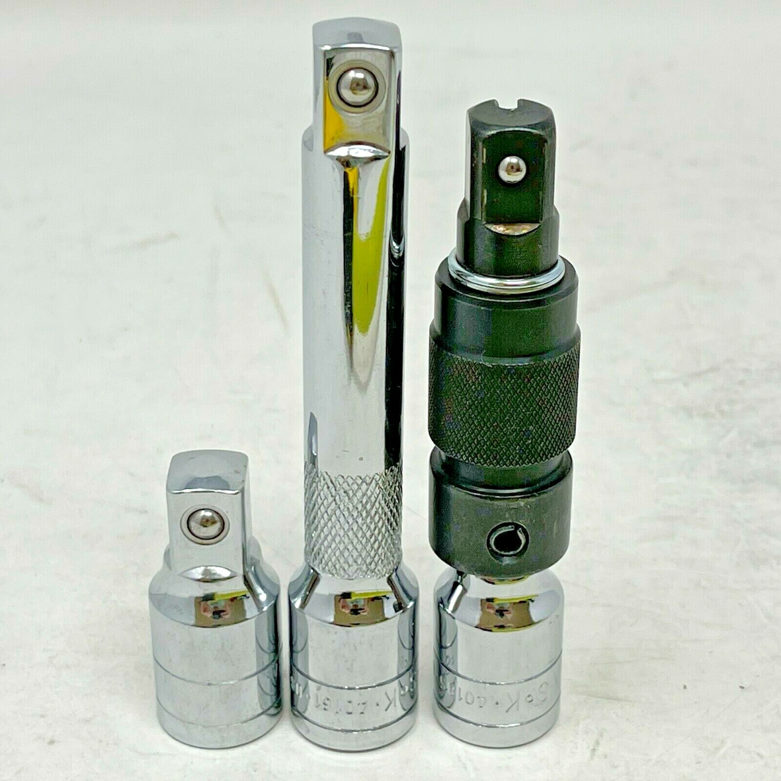 SK Tools 2″ & 5″ Extension & 4.5″ Locking Extension Adapter 1/2″ Drive S-K Set