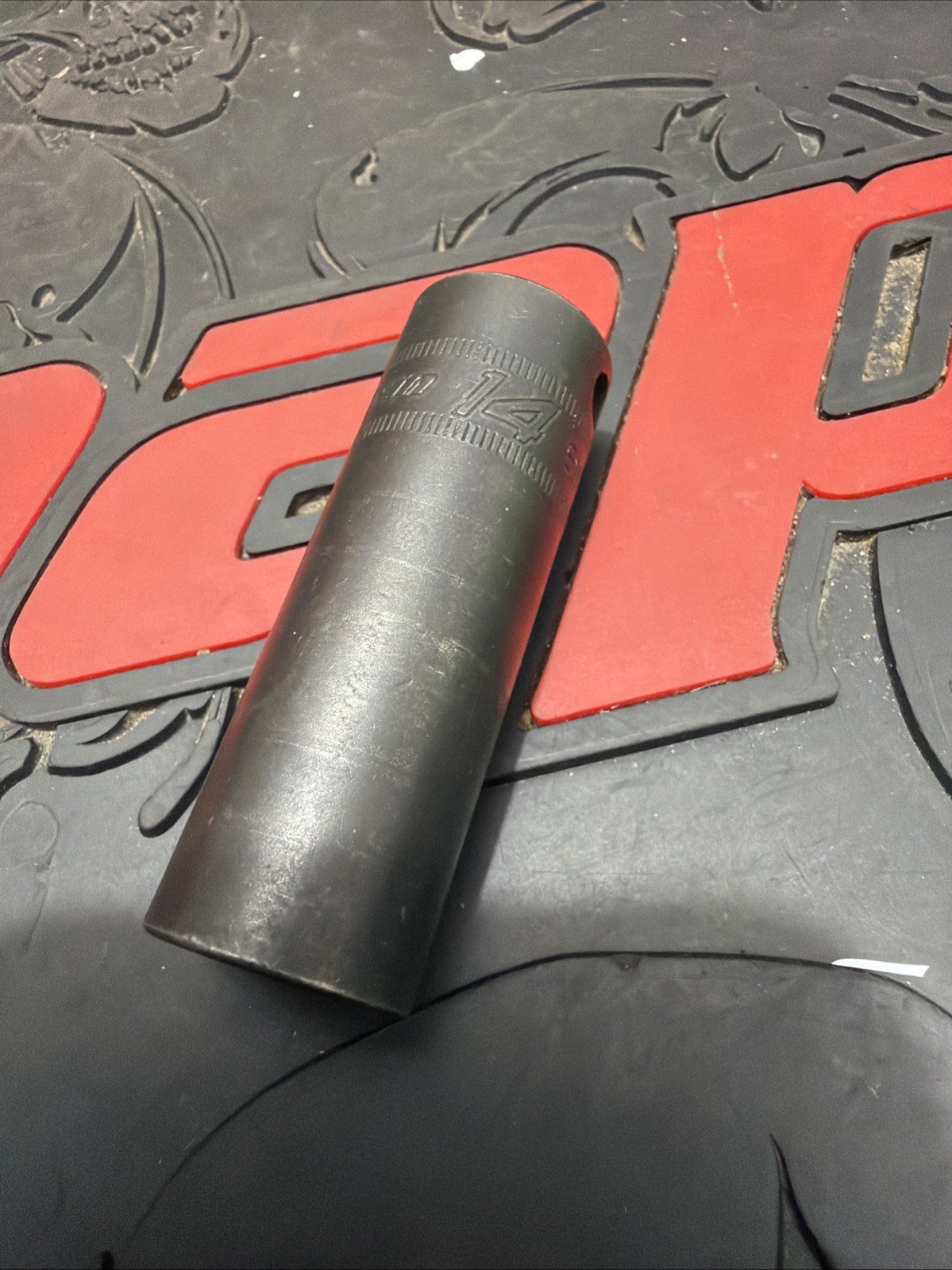 Snap-On Tools 3/8″ Drive 6pt 14mm Metric Deep Impact Socket SIMFM14 🇺🇸 USA.