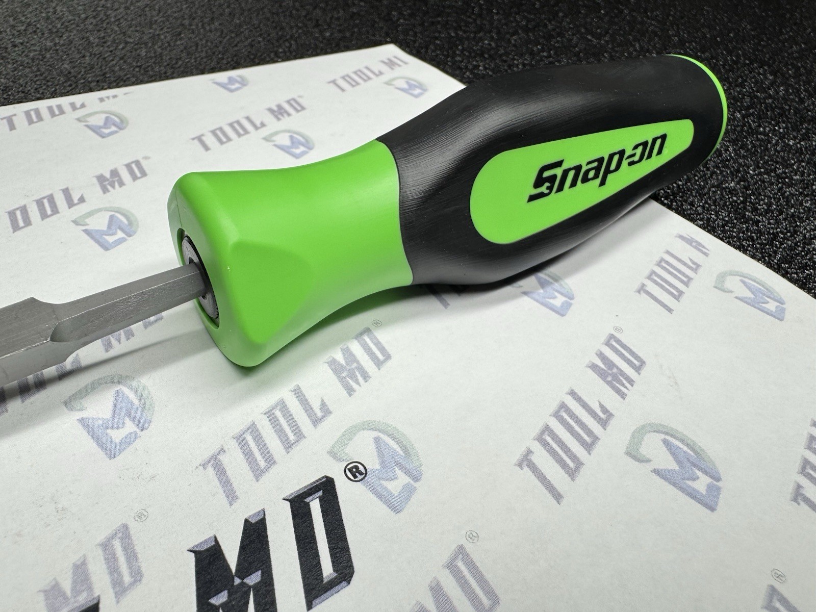 Snap-on Tools NEW GREEN Soft Grip Three Square Triangle Blade File SGHF614B 6T