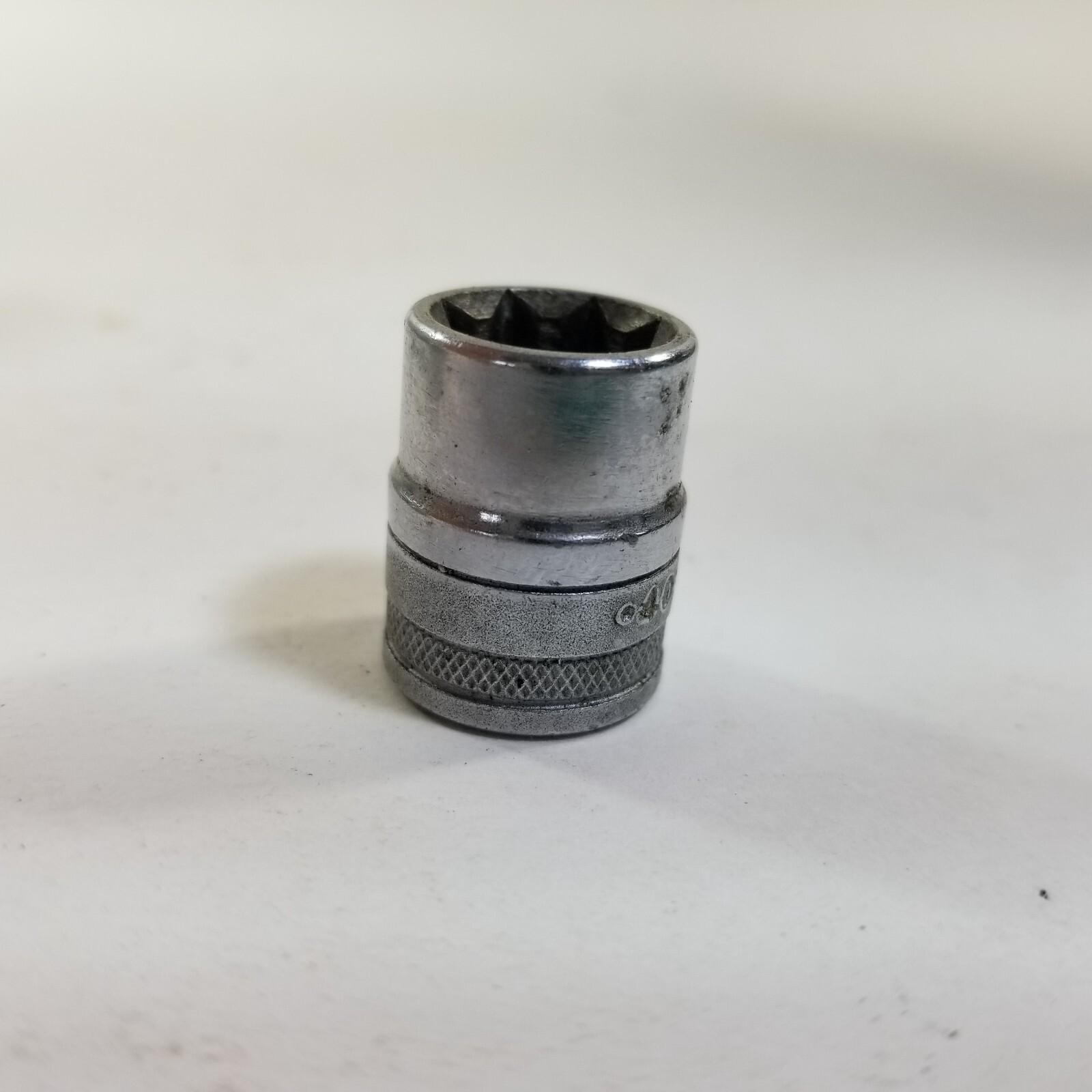 S-K 40901 3/8” Knurled Socket 8-Point Double Square, 1/4″ Drive