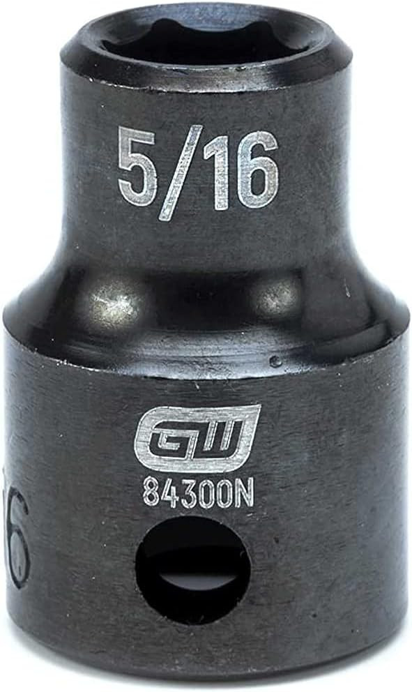 GEARWRENCH 44 Pc. 3/8″ Drive 6 Point Standard, Deep Impact SAE/Metric Socket Set