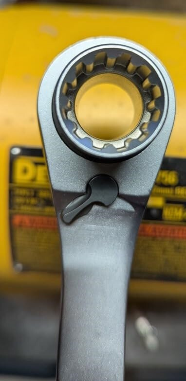 Pass Through Socket Set Go Thru Ratchet Wrench Tool for Hex Square E-Torx Spline