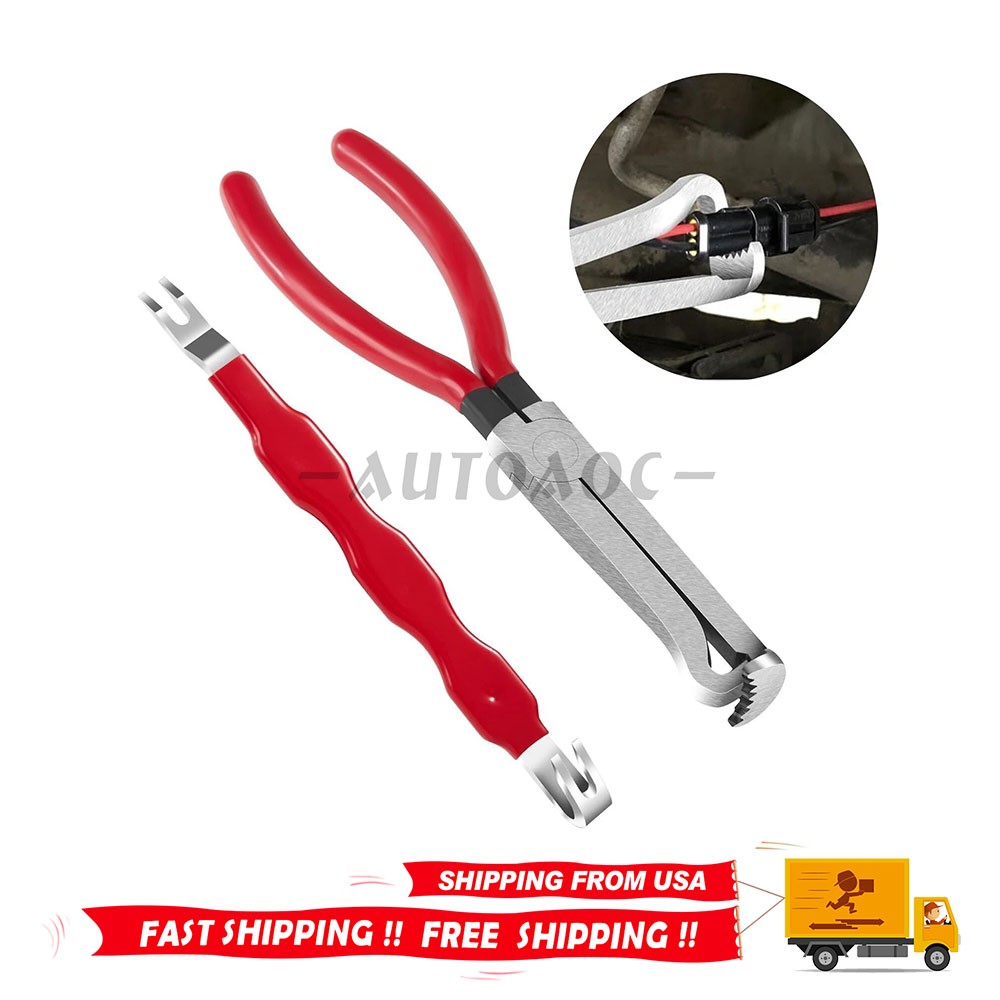 Electrical Disconnect Plier Connector Separator Removal Tool Kit Automotive