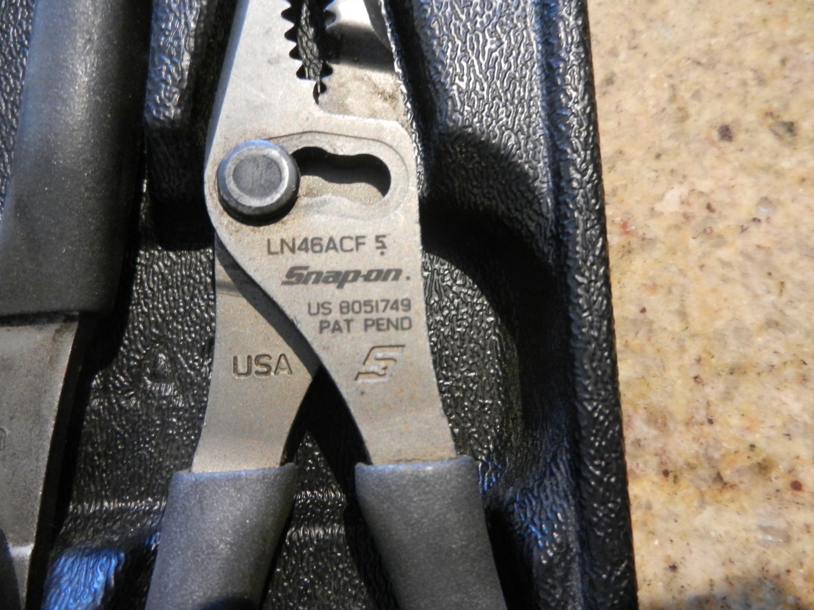 Snap On Black 3pc. Talon Grip Slip Joint Pliers