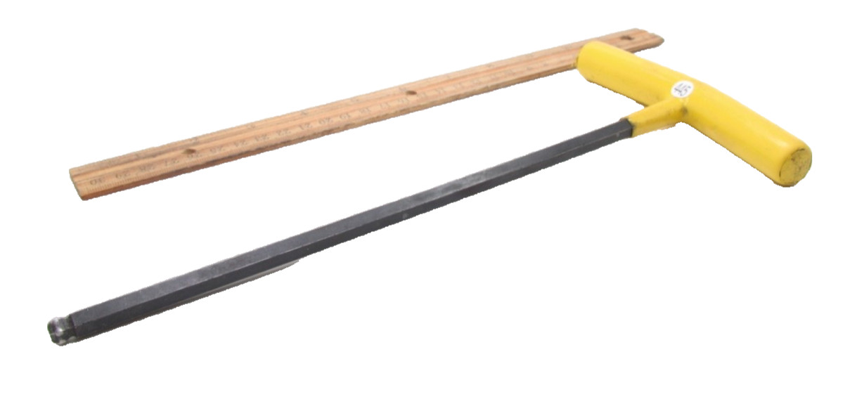 Bondhus 13113 5/16″ SAE Ball End Hex T-Handle 11.25″ Length Yellow Soft Grip USA