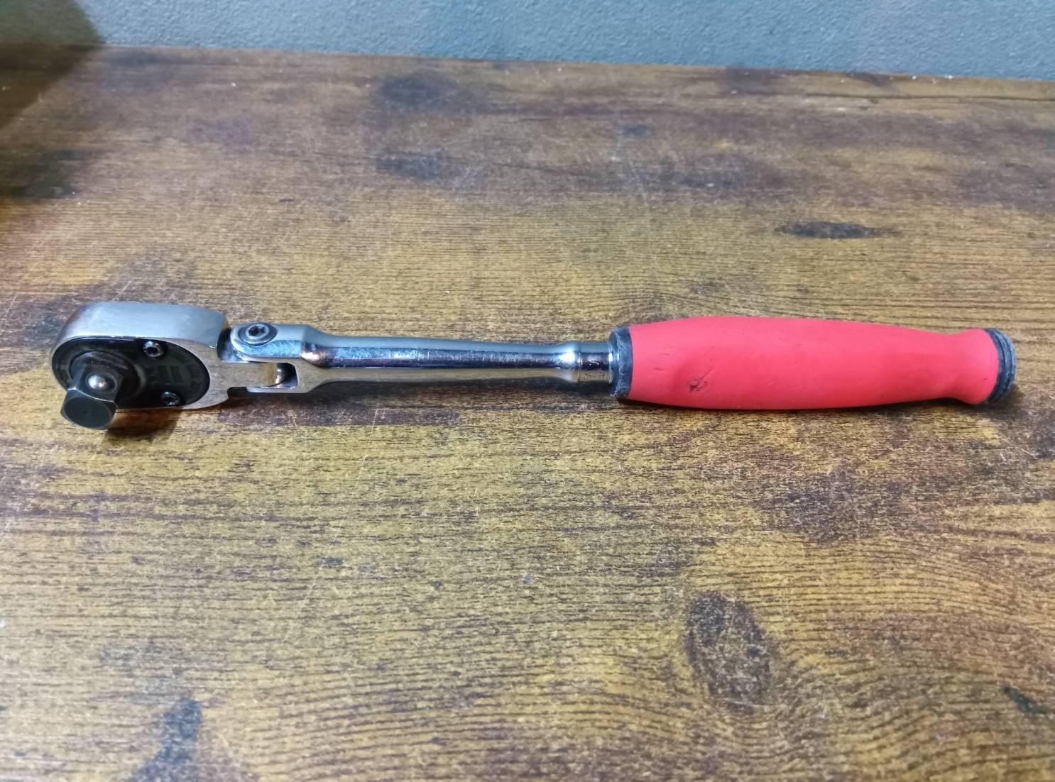 Snap-on FHCLF72 3/8″ dr Dual 80 red Soft Grip Compact Flex Head Ratchet