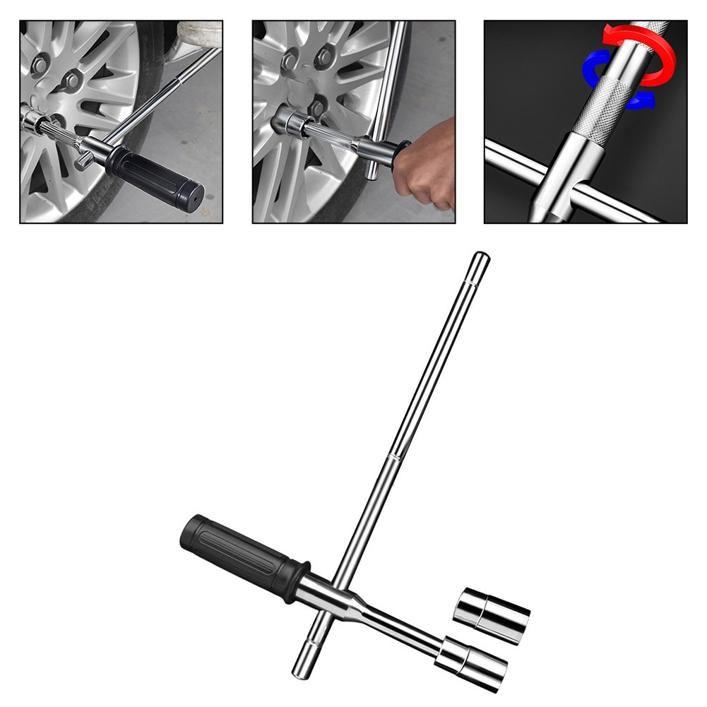 Practical Auto Tire Wrench Set with Multiple Sizes to Fit Most Vehicle Needs