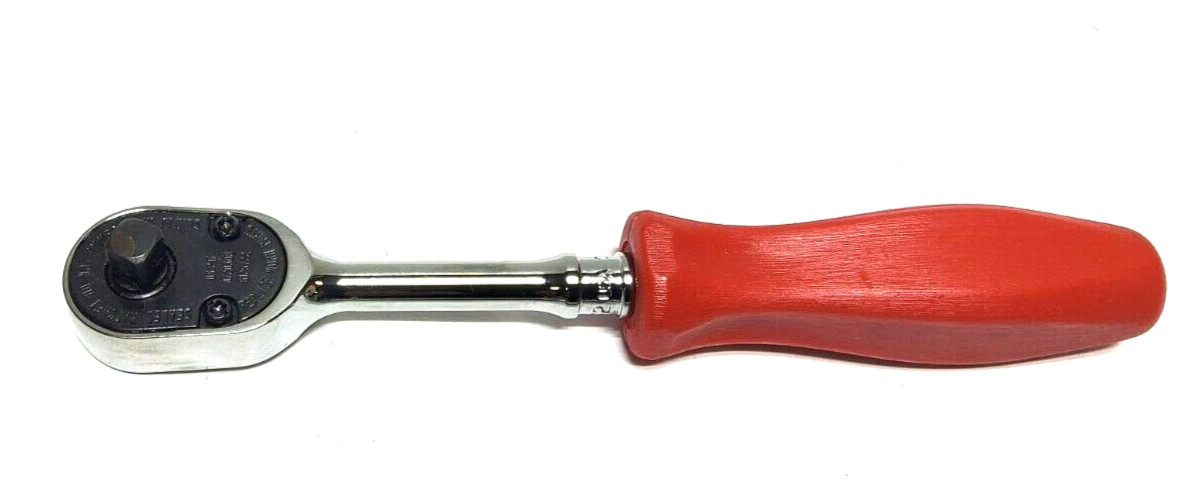 NEW Snap-on™ 1/4″ drive 6 7/8″ long Red Handled Ratchet THLD72 Dual 80 Tech