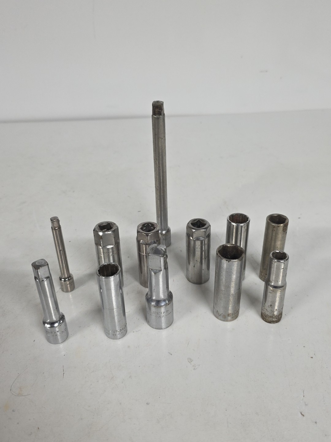 Craftsman Sockets & 3 Craftsman Socket Wrenches Various Sizes M & SAE-Lot Of 105