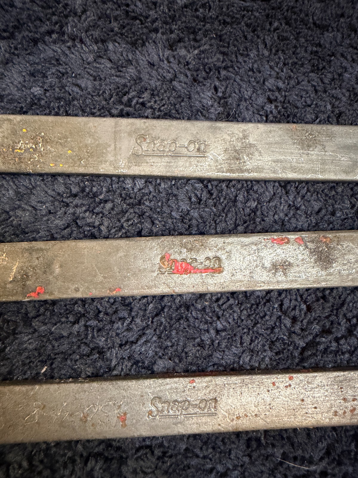 Snap-on 6 Piece Combination Wrench Set, GOEX See description for sizes. USED