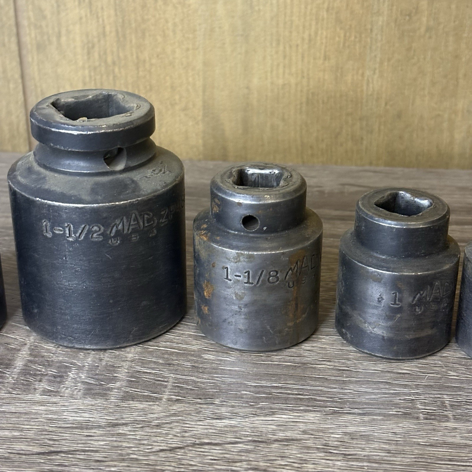 MAC Tools 1/2″ Drive SAE Impact Socket Set VP- SERIES 3/8”~1-1/8” 3/4” Dr 1-1/2”
