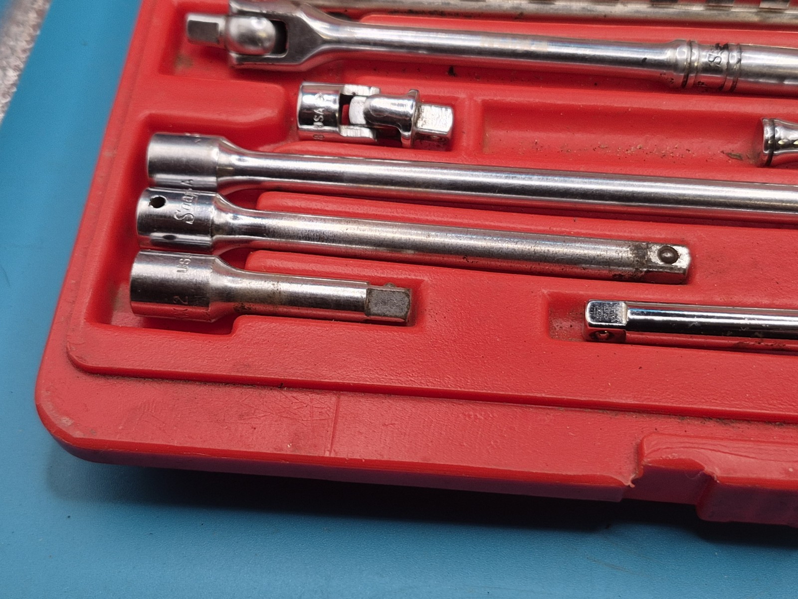 SNAP-ON 28pc 1/4″ socket set SAE Deep sockets Metric Shallow Sockets