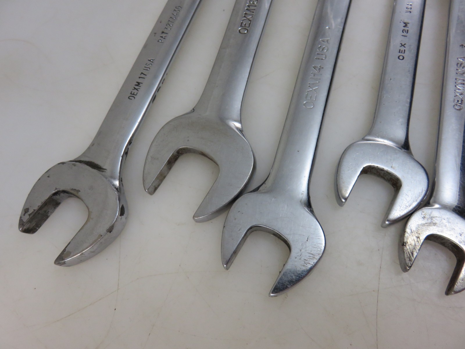 Snap-On OEXM SHORT Metric Combination Wrench 9mm-18mm 7pc Set Made In USA