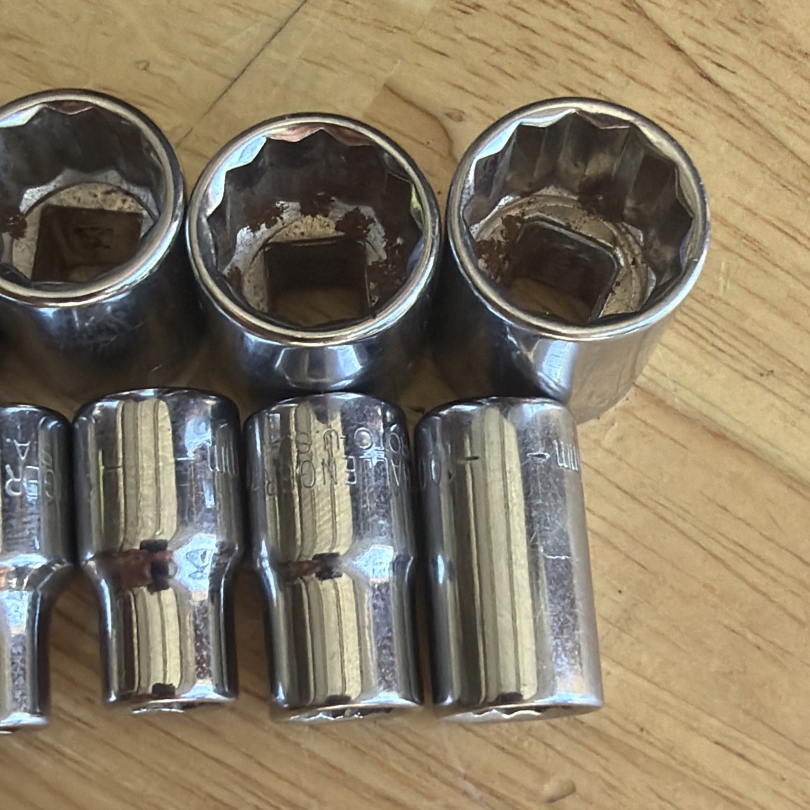Challenger by Proto Tools Metric Shallow Socket Set 1/4″ Drive 4mm to 13mm USA