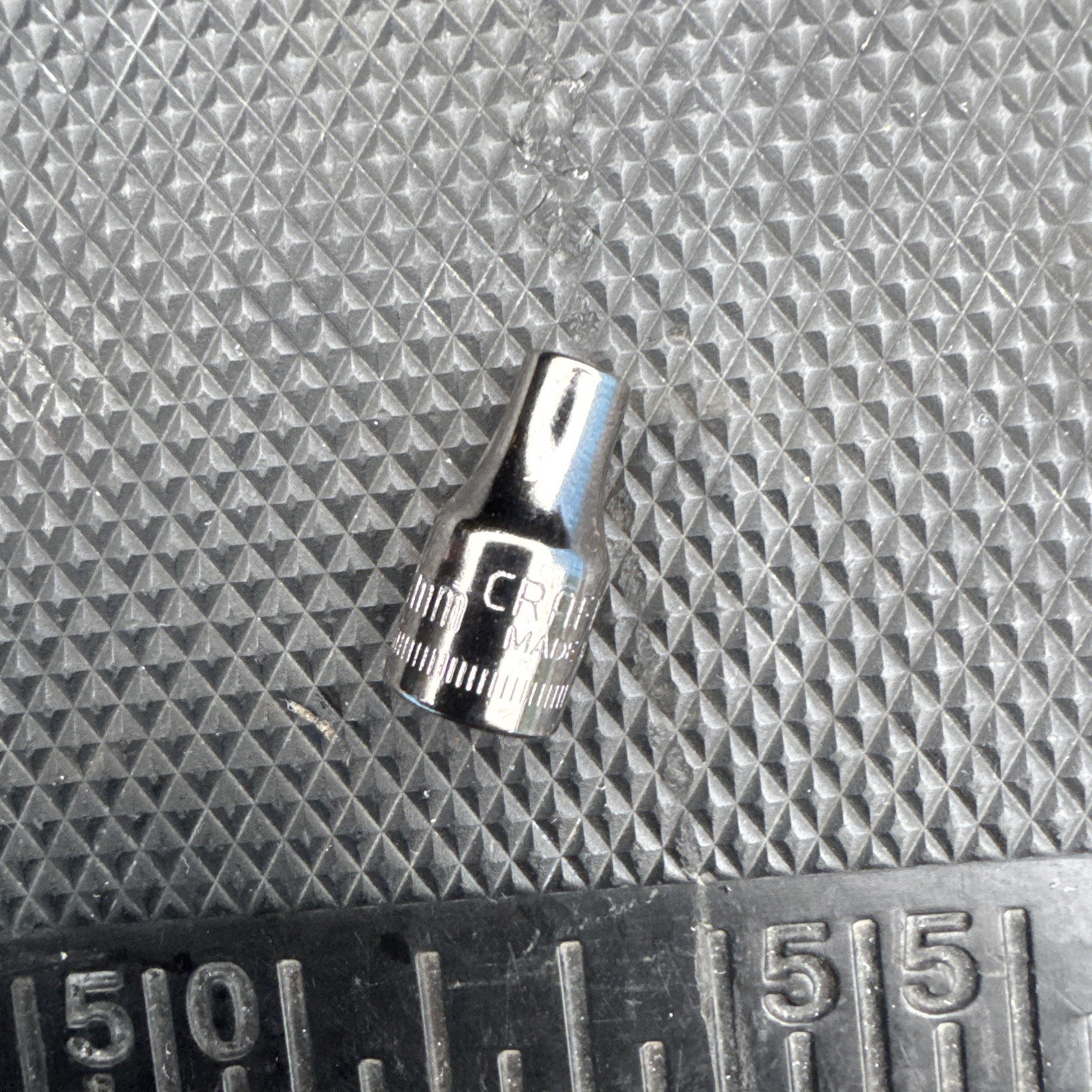 Sears Craftsman 1/4″ Drive 4MM 6 Point Shallow Socket Metric G2 43505 USA NOS