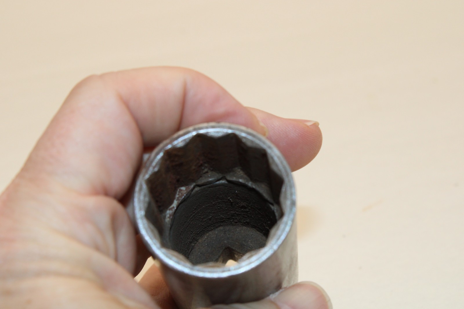 Vintage Snap-on (S360 1/2) 1/2 Drive Socket 1-1/8 inch 12 pt. Deep USA